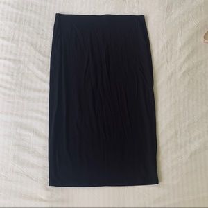 Midi Stretch Pencil Skirt